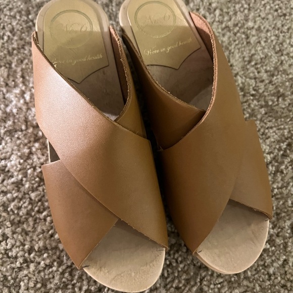 No. 6 frida Clog in palomino 37-7 $290 - Picture 9 of 15